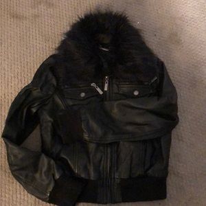 Vegan leather jacket